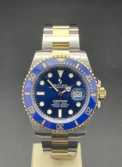 Rolex Submariner Date NUOVO 2022 Blu acciaio oro full set